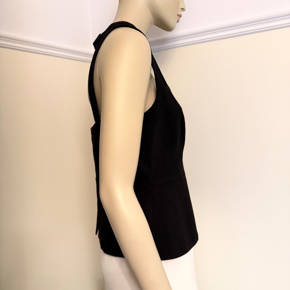 BCBG MAXAZRIA Hailee black sleeveless top - Picture 6 of 11